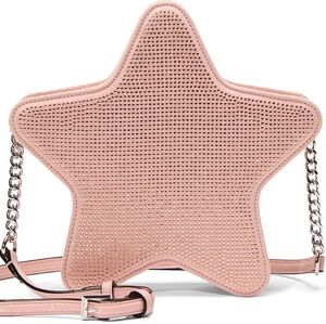 Victoria Secret Rinestones Star Shape Crossbody Bag.  Rose gold.